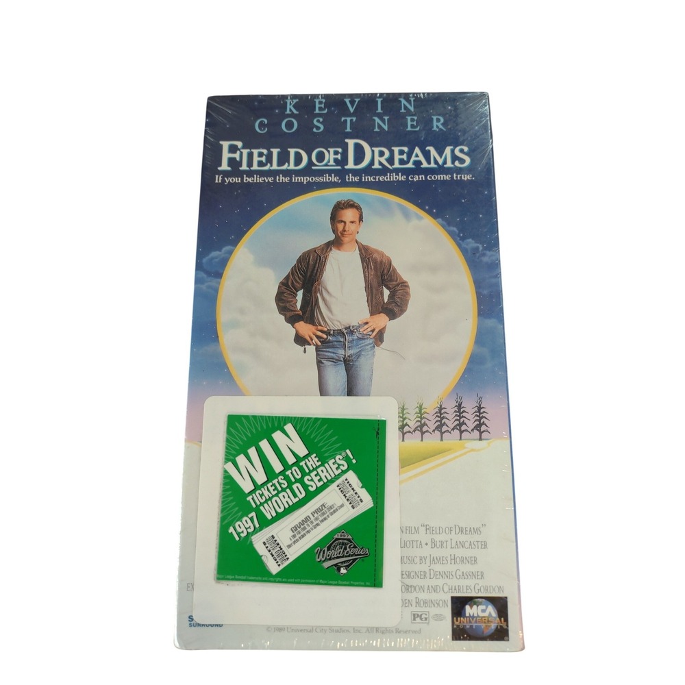 Field of Dreams VHS 1989 Kevin Costner Ray Liotta MCA Universal Factory Sealed